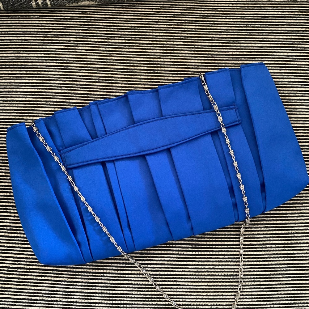 Lulu Townsend Royal Blue Clutch